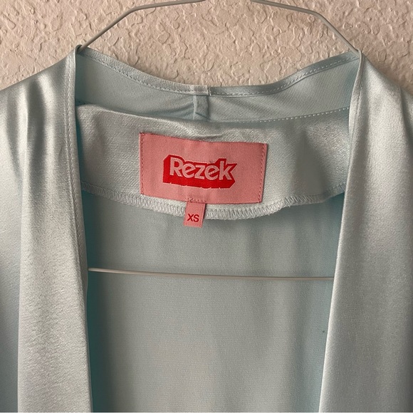 SOLD Rezek Studio Foxy Top in Aqua XS - Picture 5 of 6